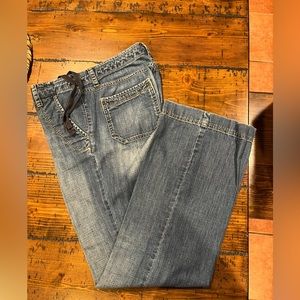 Eddie Bauer, size 2, denim trouser pants